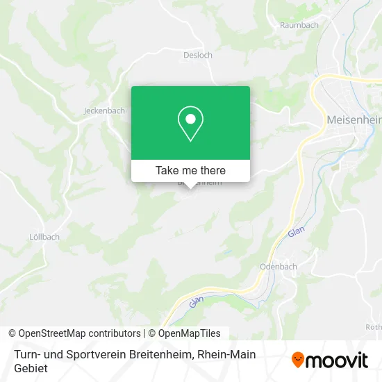 Карта Turn- und Sportverein Breitenheim