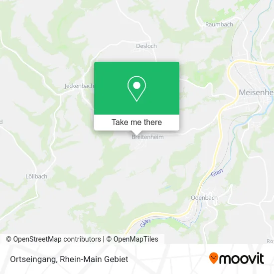 Карта Ortseingang
