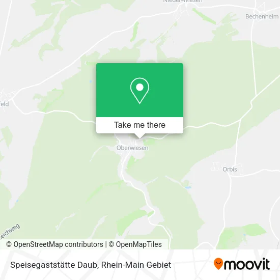 Карта Speisegaststätte Daub
