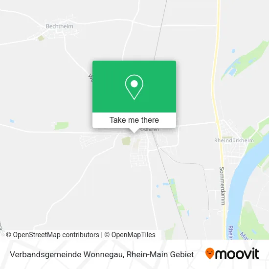 Карта Verbandsgemeinde Wonnegau