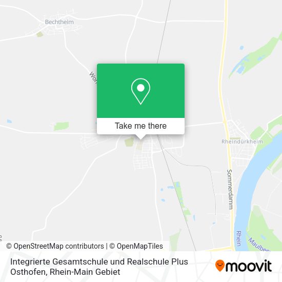 Карта Integrierte Gesamtschule und Realschule Plus Osthofen