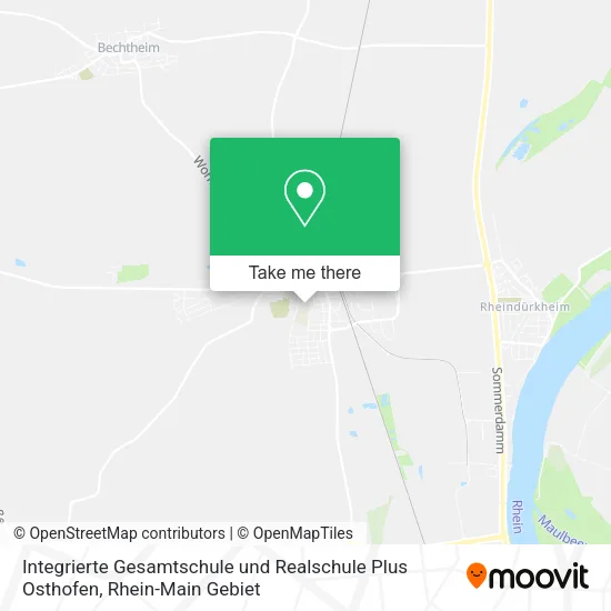 Карта Integrierte Gesamtschule und Realschule Plus Osthofen