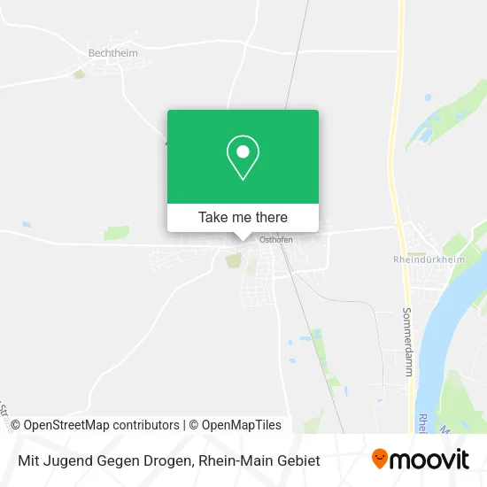 Карта Mit Jugend Gegen Drogen