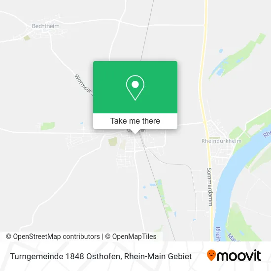Turngemeinde 1848 Osthofen map