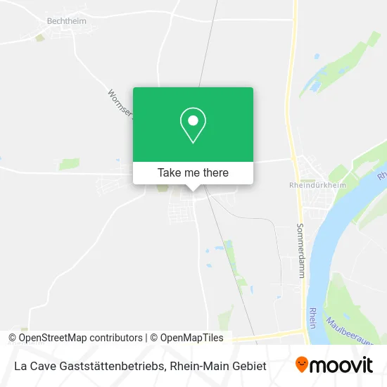 Карта La Cave Gaststättenbetriebs