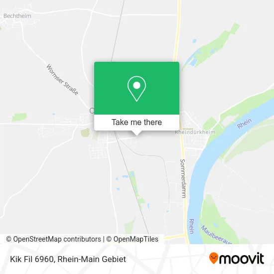 Карта Kik Fil 6960