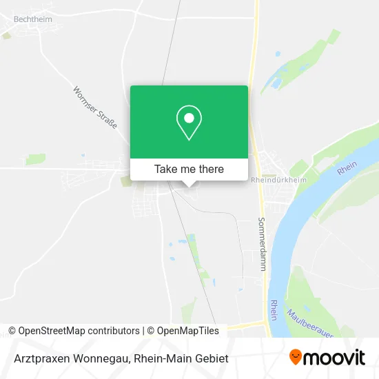 Карта Arztpraxen Wonnegau