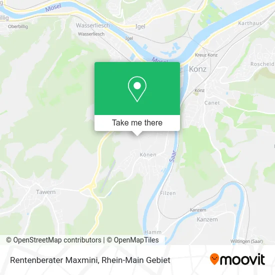 Карта Rentenberater Maxmini