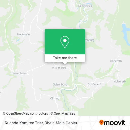 Карта Ruanda Komitee Trier
