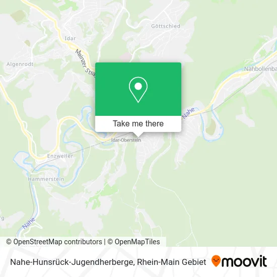 Карта Nahe-Hunsrück-Jugendherberge