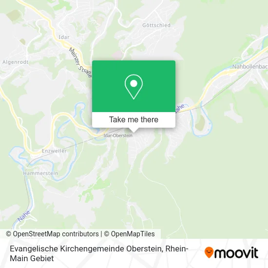 Карта Evangelische Kirchengemeinde Oberstein