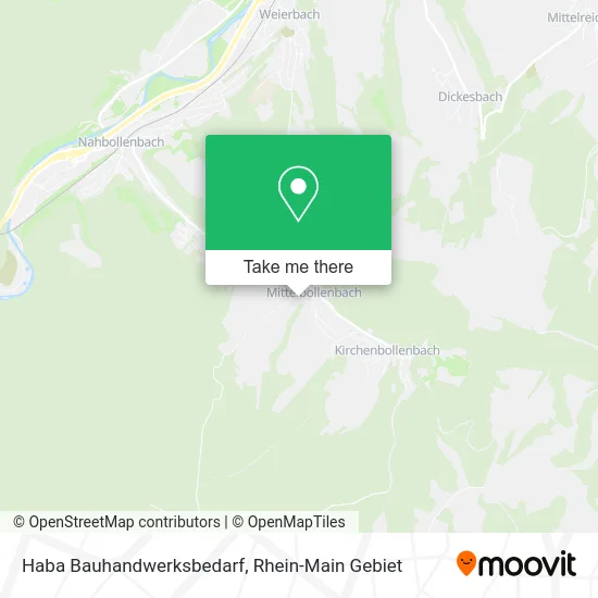Карта Haba Bauhandwerksbedarf