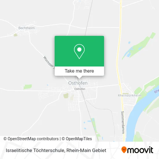 Карта Israelitische Töchterschule