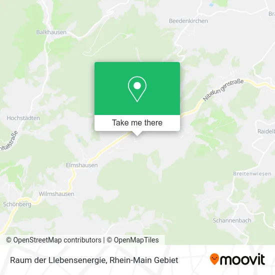 Карта Raum der Llebensenergie