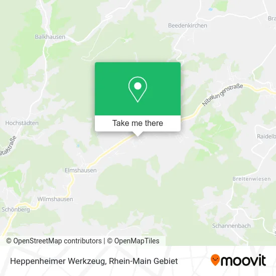 Карта Heppenheimer Werkzeug