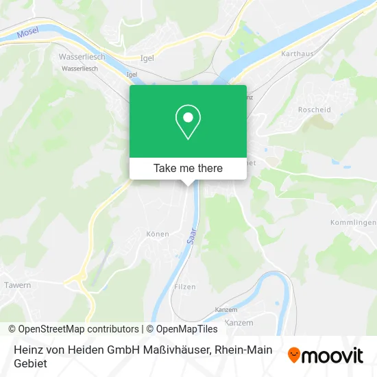 Heinz von Heiden GmbH Maßivhäuser map