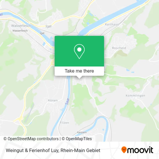 Карта Weingut & Ferienhof Luy