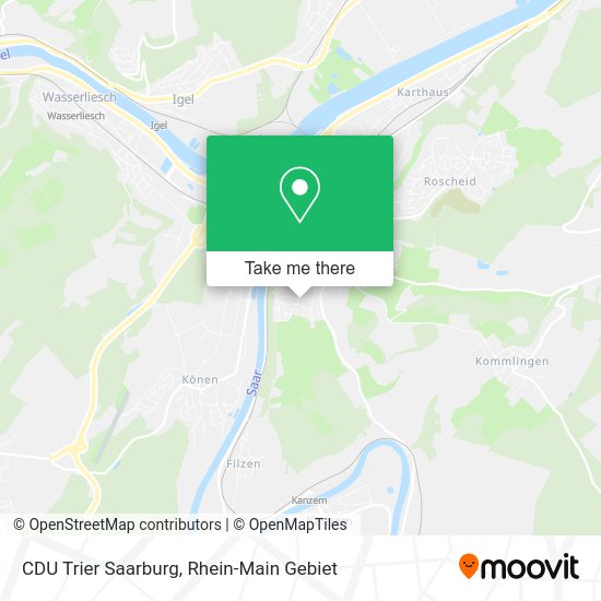 Карта CDU Trier Saarburg