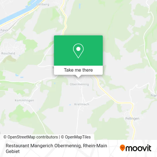 Карта Restaurant Mangerich Obermennig