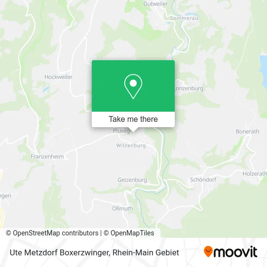 Карта Ute Metzdorf Boxerzwinger