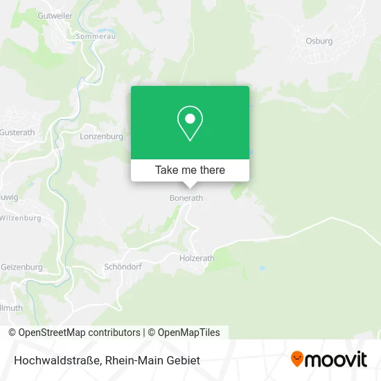 Карта Hochwaldstraße