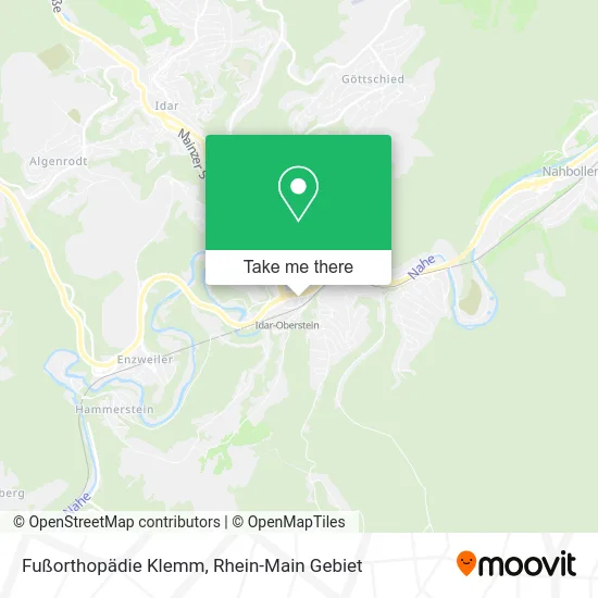Карта Fußorthopädie Klemm