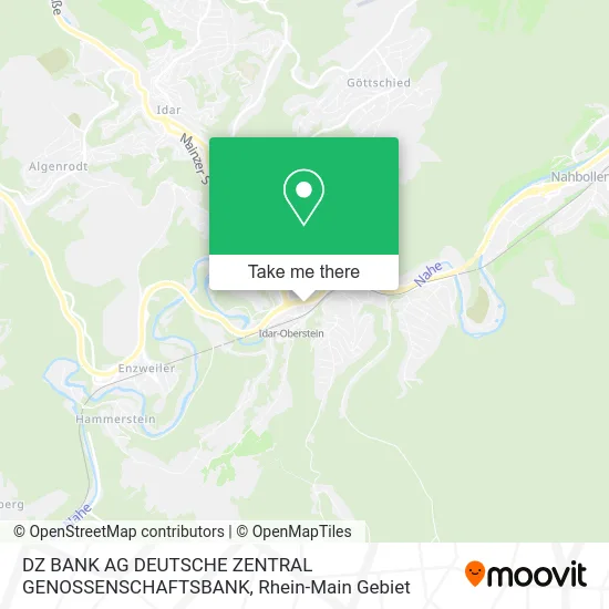 Карта DZ BANK AG DEUTSCHE ZENTRAL GENOSSENSCHAFTSBANK