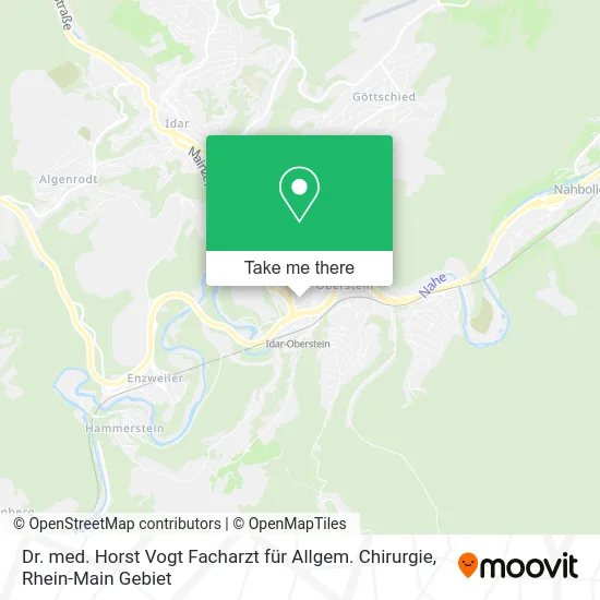 Карта Dr. med. Horst Vogt Facharzt für Allgem. Chirurgie