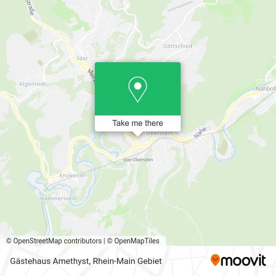 Карта Gästehaus Amethyst