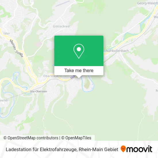 Карта Ladestation für Elektrofahrzeuge