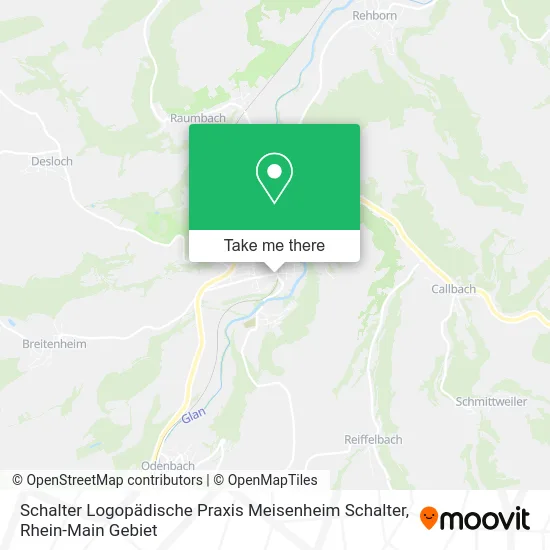 Карта Schalter Logopädische Praxis Meisenheim Schalter
