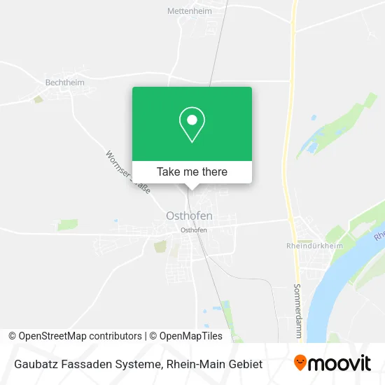 Карта Gaubatz Fassaden Systeme