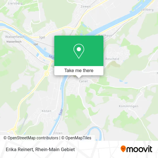 Карта Erika Reinert