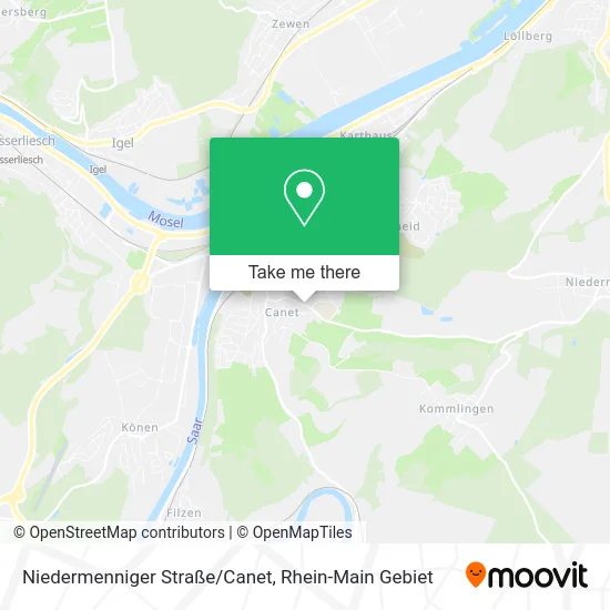 Карта Niedermenniger Straße/Canet