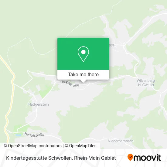 Карта Kindertagesstätte Schwollen