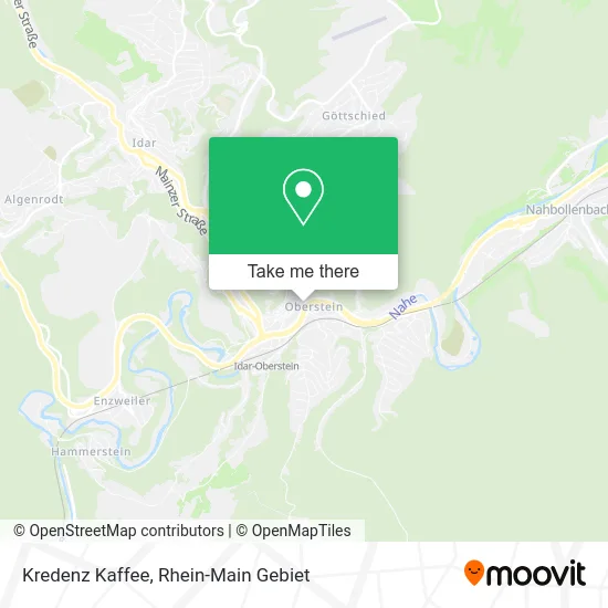 Карта Kredenz Kaffee