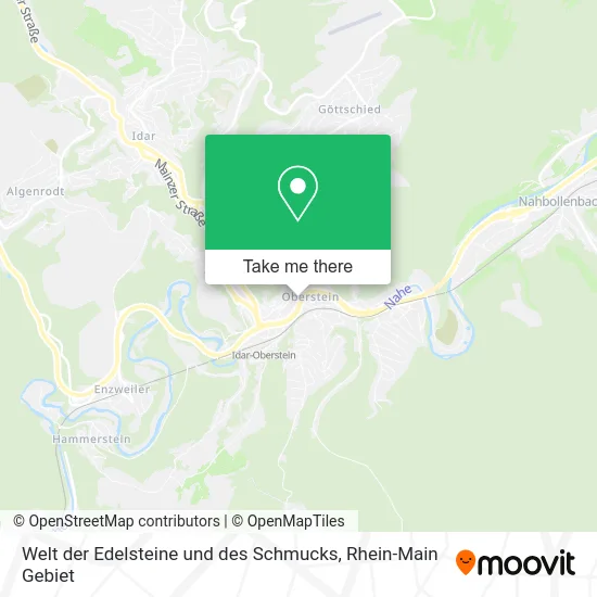 Карта Welt der Edelsteine und des Schmucks