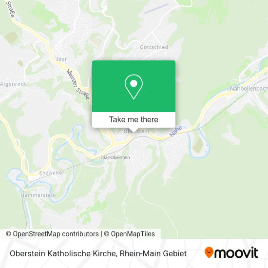 Карта Oberstein Katholische Kirche