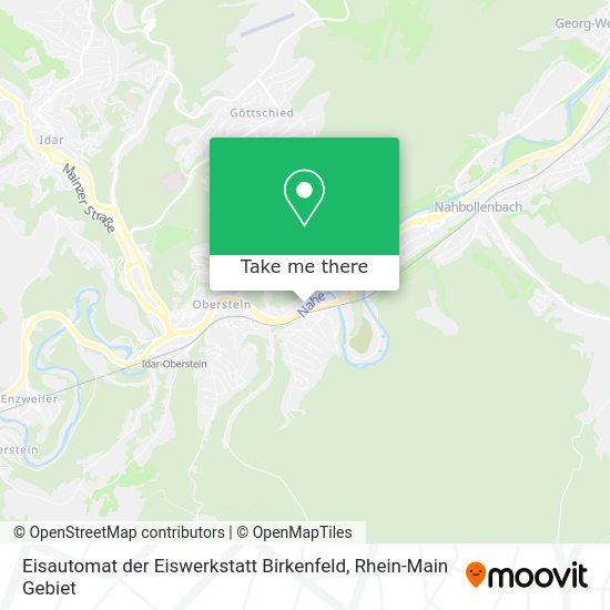 Карта Eisautomat der Eiswerkstatt Birkenfeld