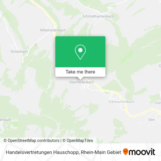 Карта Handelsvertretungen Hauschopp