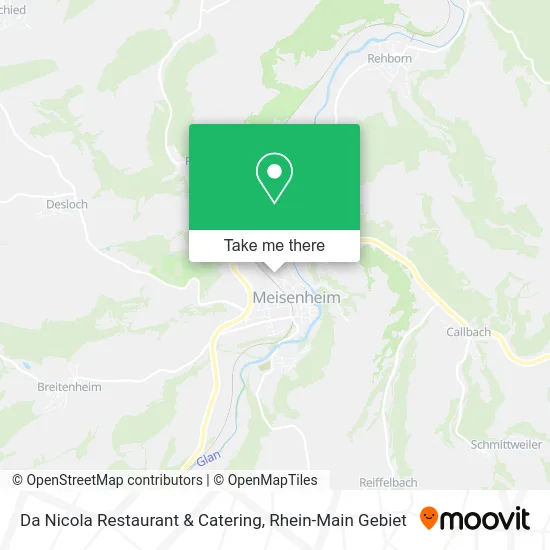 Карта Da Nicola Restaurant & Catering