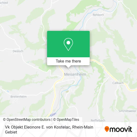 Карта Vk Objekt Eleonore E. von Kostelac