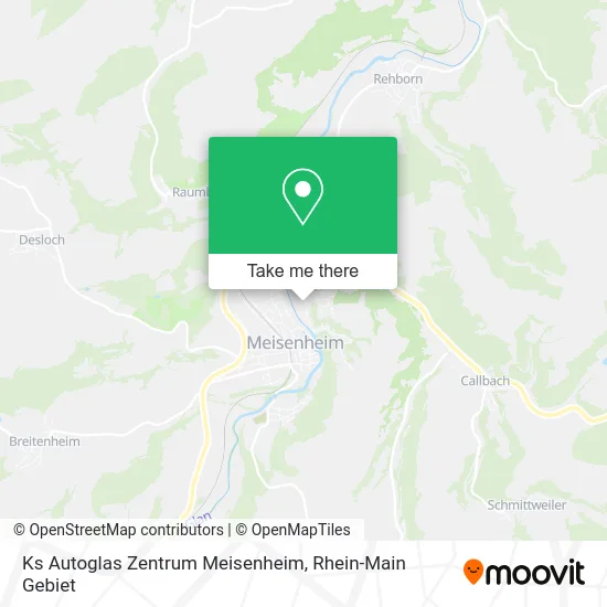 Карта Ks Autoglas Zentrum Meisenheim