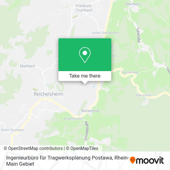 Карта Ingenieurbüro für Tragwerksplanung Postawa