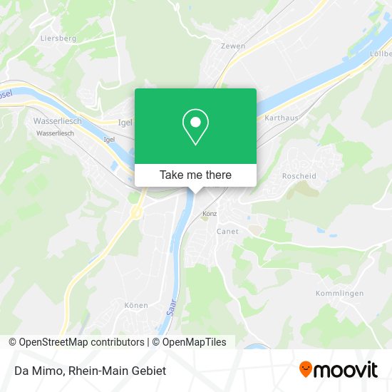 Карта Da Mimo