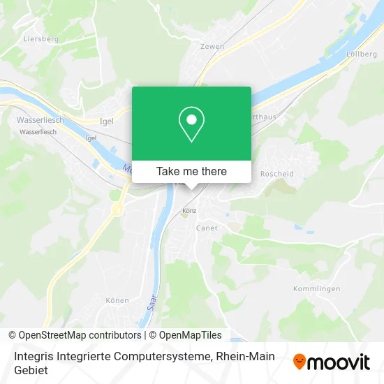 Карта Integris Integrierte Computersysteme