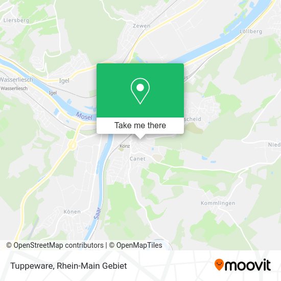 Карта Tuppeware