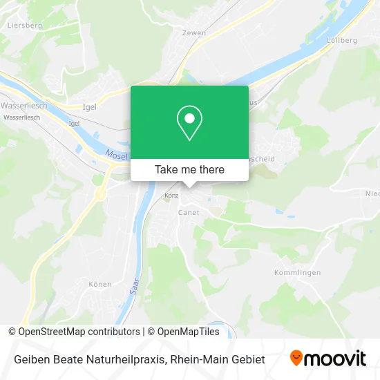 Карта Geiben Beate Naturheilpraxis