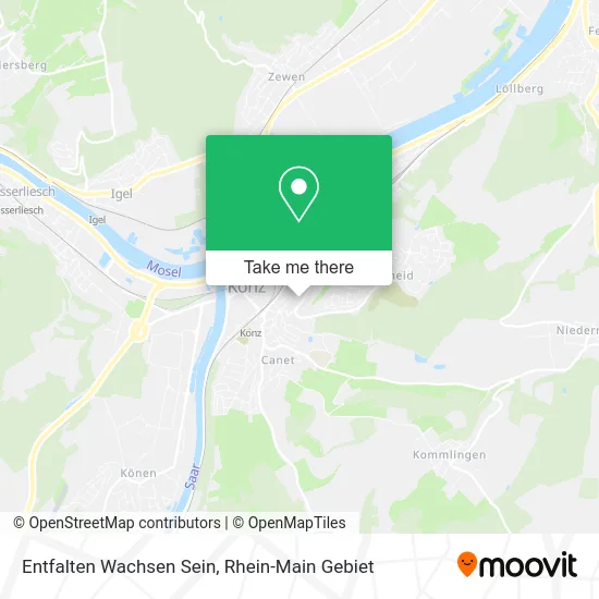 Карта Entfalten Wachsen Sein