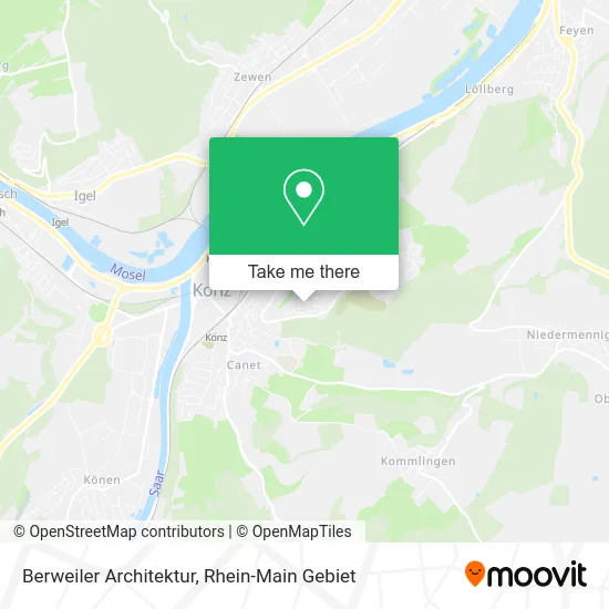 Карта Berweiler Architektur